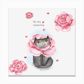 Be My Valentine Canvas Print