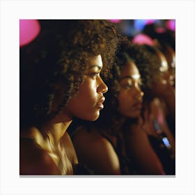 Afro Hair 1 Canvas Print