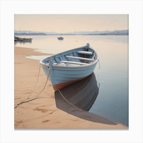 Boat On The Beach 1 Canvas Print