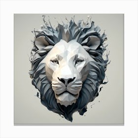 Lion Head Canvas Print