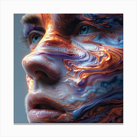 Face In Photoshop Canvas Print