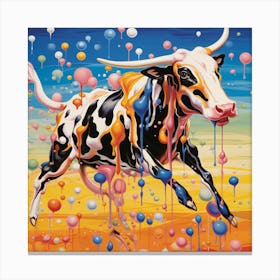 Bull In The Sky Canvas Print