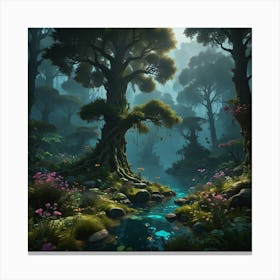 Fantasy Forest 11 Canvas Print