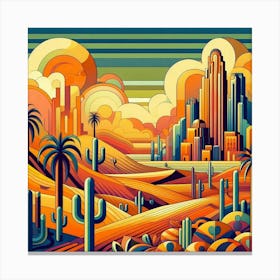 California Desert Canvas Print