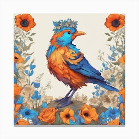 Blue Bird Canvas Print