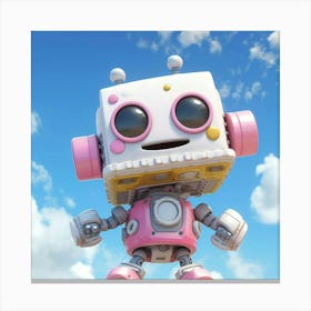 Cute Robot 1 Canvas Print