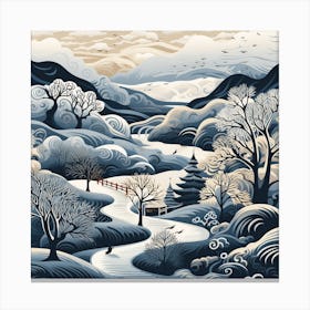 Winter Landscape 4 Canvas Print