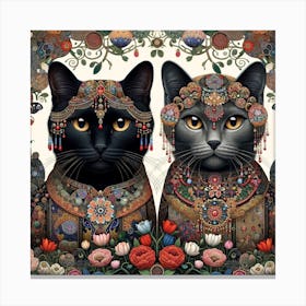 The Majestic Cats 1 Canvas Print