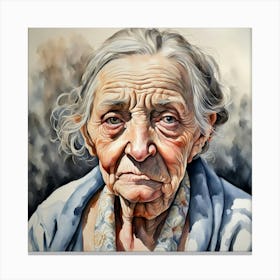 Old Lady Canvas Print