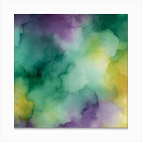 Abstract Watercolor Background 2 Canvas Print