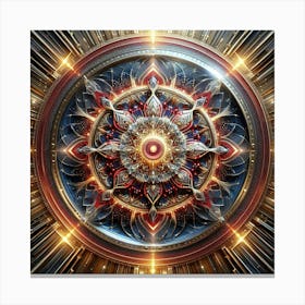 Abstract Mandala 1 Canvas Print