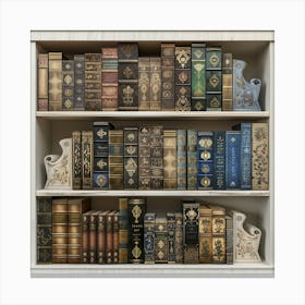 Bookshelf Canvas Print