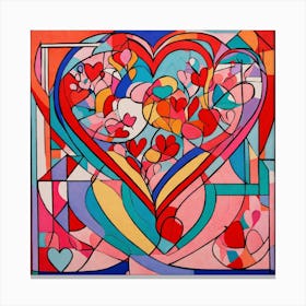 Love and Heart Valentine's Day 1 Canvas Print