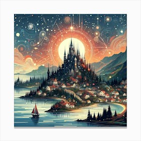 A Fantastical Land 19 Canvas Print