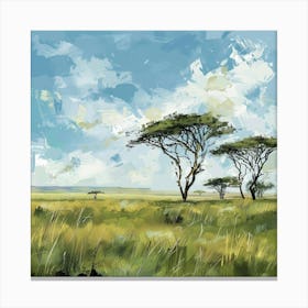 A Serengeti National Park In Tanzania Canvas Print