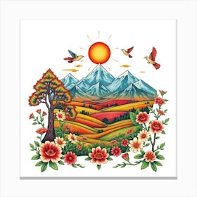 Chilean Painting Canvas Print