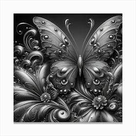 Abstract Butterfly 9 Canvas Print