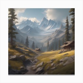 Mountain Landscape 49 Canvas Print