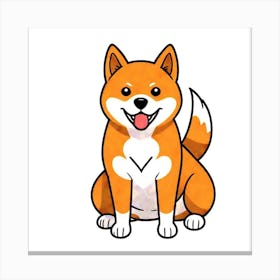 Shiba Inu 74 Canvas Print