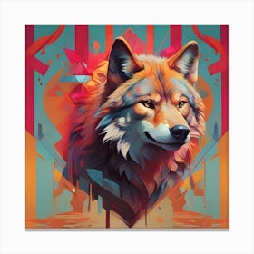 Wolf 10101 Canvas Print