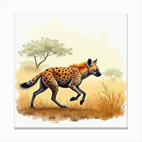 Hyena Canvas Print