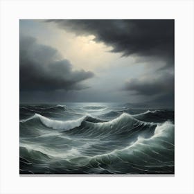 Stormy Seas Canvas Print