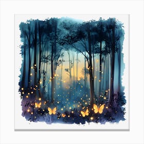 Fireflies In The Forest Toile