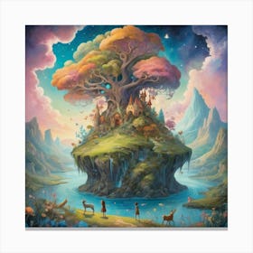 Tree Of Life Art Print 2 Canvas Print