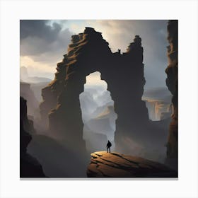 gate to eternity Canvas Print