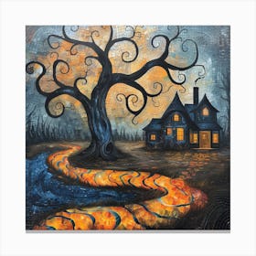 Haunted House Canvas Print