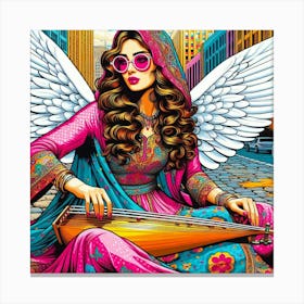 Girl in tehran5 Canvas Print