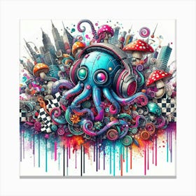 Octopus 16 Canvas Print