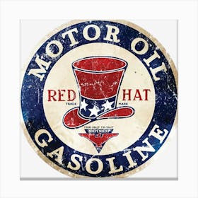 Red Hat Gasoline Canvas Print