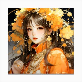 Chinese Girl Canvas Print