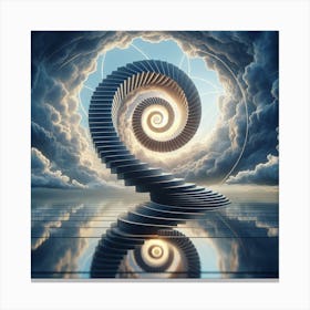 Spiral Staircase 2 Canvas Print