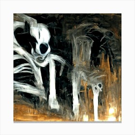 Skeletons Canvas Print