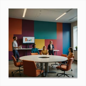 Meeting Room Canvas Print