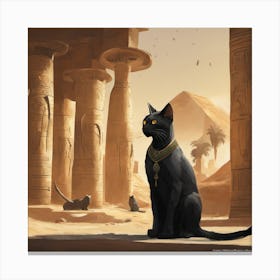 Egyptian Cat 2 Canvas Print
