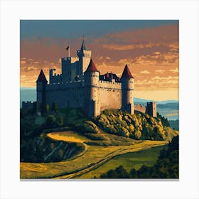 Medieval Castle Canvas Print