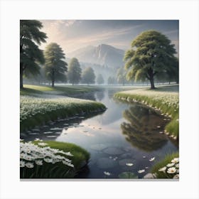 'River' 1 Canvas Print
