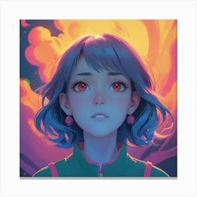 Anime Girl 2 Canvas Print