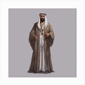 Emir Of Saudi Arabia Canvas Print