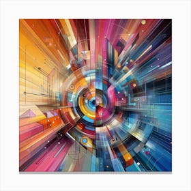 Abstract Abstract Painting 4 Canvas Print