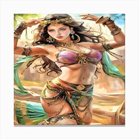 Asian Dancer-Drucke 26.12.2024--22ede Canvas Print