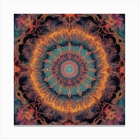 Psychedelic Mandala 3 Canvas Print