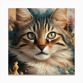 Chess Cat Canvas Print