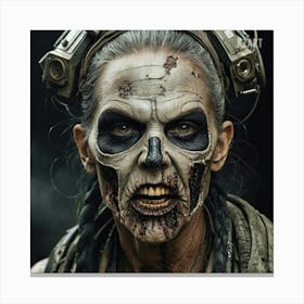 Zombie Woman Canvas Print