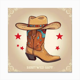 Cowboy Boots 5 Canvas Print