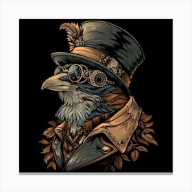 Steampunk Bird 17 Canvas Print