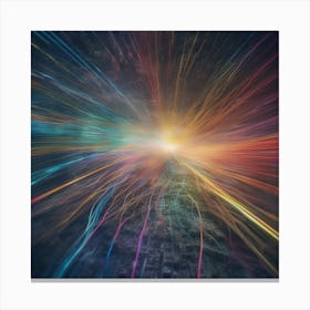 Abstract Space Background 2 Canvas Print